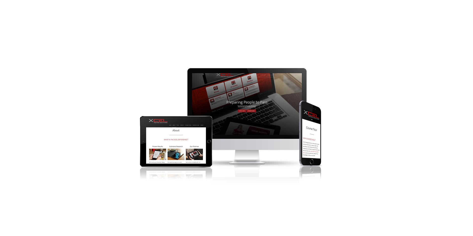Xcel testing solutions redesign multiverse media group