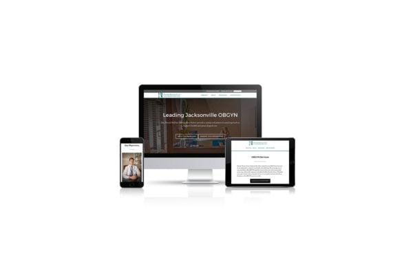 Florida Woman Care Website design and mobile