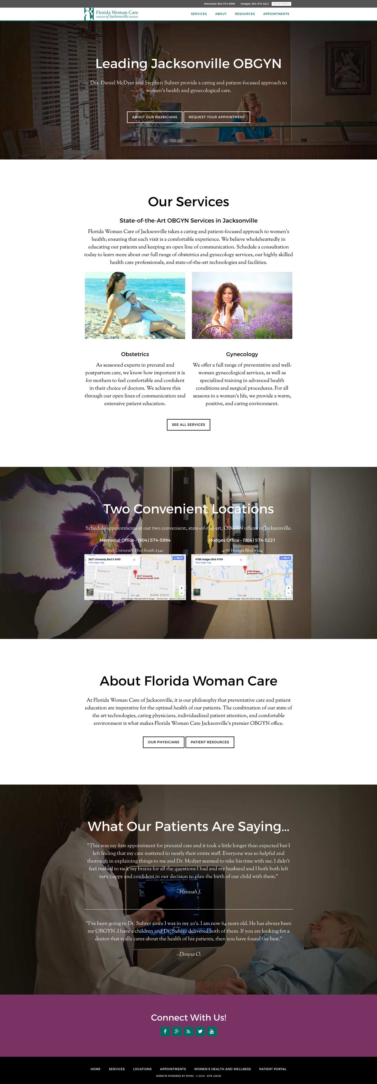 OBGYN portfolio case study web