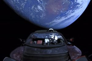 Tesla in space marketing strategy